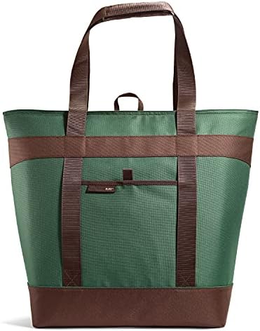 Rachael Ray Jumbo Chillout Thermal Tote, Foldable Insulated & Reusable Food Bag for Groceries, Potlucks, Sundries & More