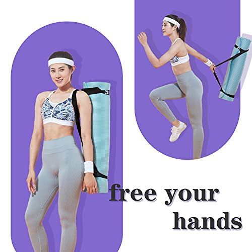 Slim Panda Yogamattengurte zum Tragen,verstellbare Yogam