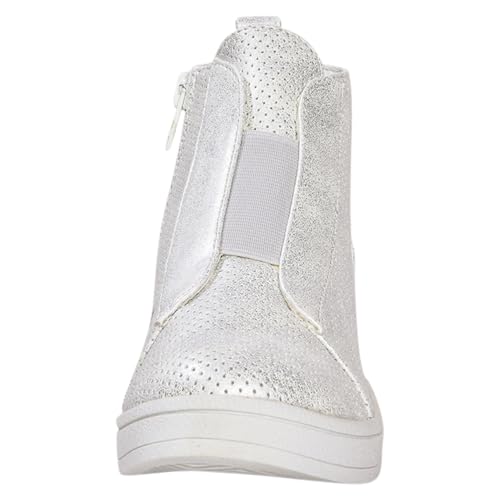 Little/Big Girl's Gracey Sneakers White Wedge Shoes2