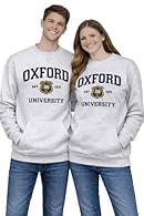 Official Oxford University Licensed Sweatshirt – Authentic Oxford University apparel featuring raised applique embroidery and woven crest patch with “Est 1231” detail for a premium heritage look. Premium 300 GSM Cotton Fleece – Made from a durable 70...