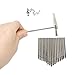 Honbay 2PCS Metal Kalimba Tuning Hammers Thumb Piano Tuning Hammers with Plastic Handle Instrument Accessory for Percussion Instrument Tool Accessory (6.3