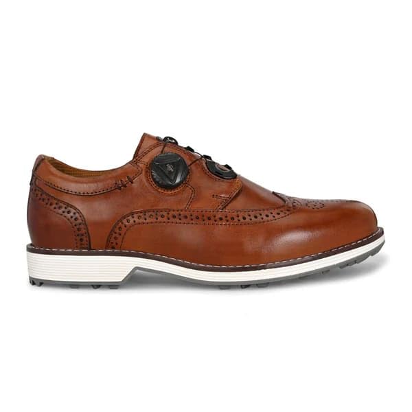 AXIS Easy GO,Leather Golf Shoes, Brogue Style, BOA Lacing System, Spikeless Sole for Professional Golfing-image-20