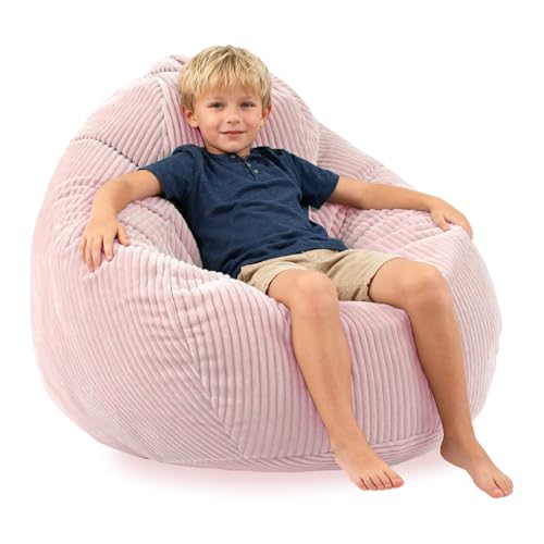 LPMOERA Bean Bag Chairs for Kids/Teen with Memory Foam Filling Be...
