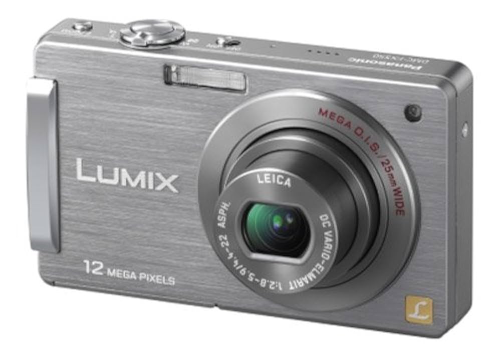Panasonic LUMIX FX 550 シルバー Panasonic Lumix FX550 Digital Camera - Silver (12.1MP, 5x