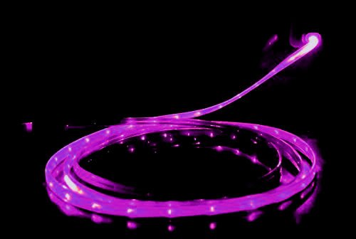 CELL-TECH LED Charger, Light Up Charging Cable Luminescent Visible Current Flow Smart Charger & Sync Cable for Apple iPhone 6 6 Plus 5/5S/5C (Purple)