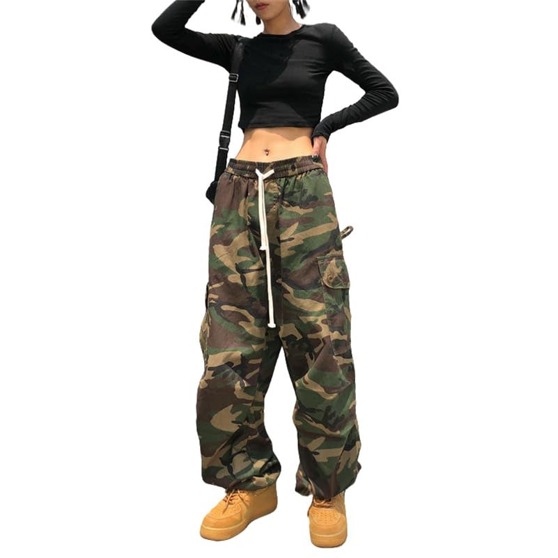 Pantalon cargo décontracté pour sorties urbaines et look hip hop