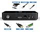 TELE System UP1 Digitaler terrestrischer Decoder Android TV Ultra HD, Netflix Zertifiziert, Prime Video, Disney+, Chromecast eingebaut, DVB-T2 HEVC, HDR10+ HLG, AV1, HDMI/SCART.