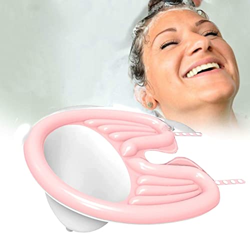Portable Inflatable Shampoo Basin For Bedside And In Bed For Elderly, Disabled, Pregnant, Injured, Bedridden, Handicapped. Wash Hair In Bed Shampoo Bowl With Drain Tube Use For Washing Coloring Hair #TOP2