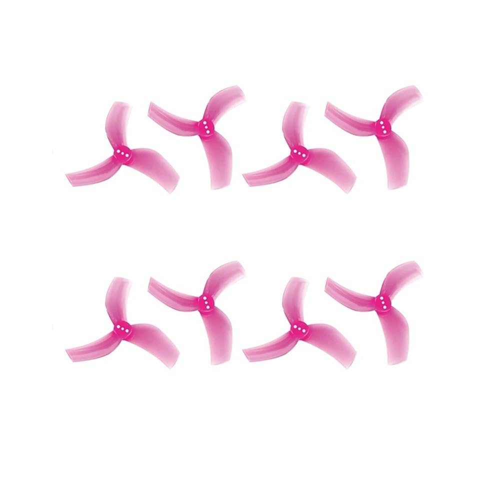 Hélice D63 propulsion ultra légère tripale PC rigide rose 2.5" - 7