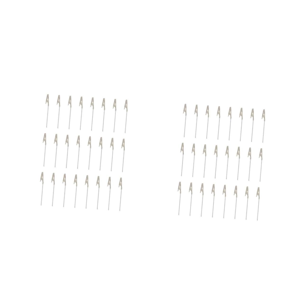 2 Set Clip Metalliche Fermacarte Clip Per Foto Per Note E Messaggi Design Metallo Adatte Per Diy E Decorazioni 100 Pezzi*2