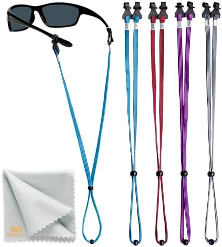 SIGONNA Eye Glasses String Holder Straps - Sports Sunglasses Strap for Men Women - Eyeglass Holders Around Neck