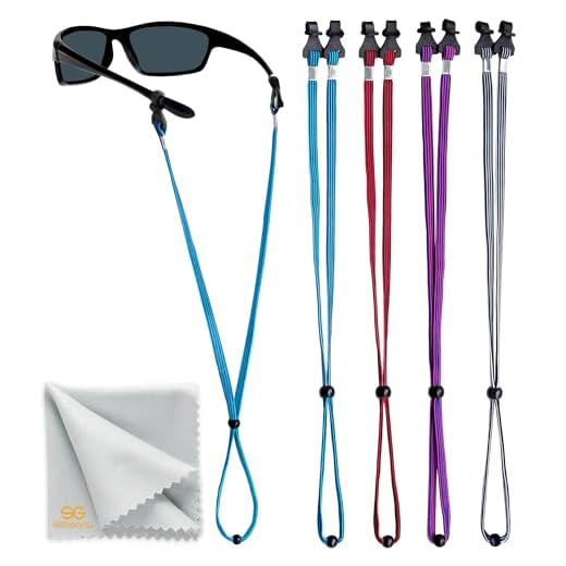 SIGONNA Eye Glasses String Holder Straps - Sports Sunglasses Strap for Men Women - Eyeglass Holders Around Neck - Glasses Retainer Cord Chains Lanyards