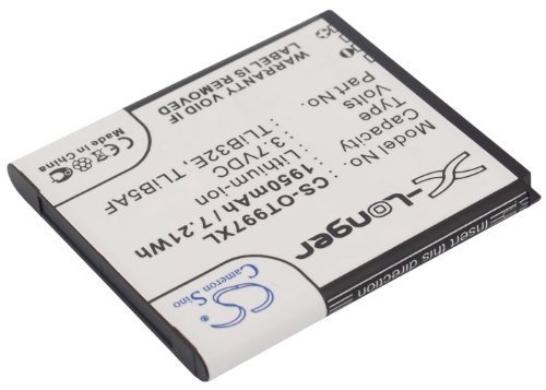 VINTRONS Battery fit to Alcatel TLiB5AF, TCL S800