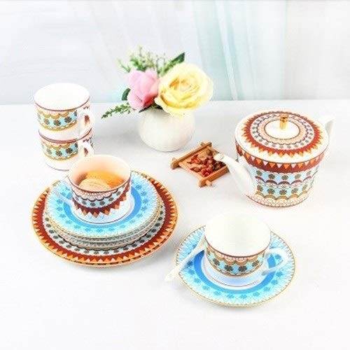 Porzellan Teesets Europäische Kreative Kaffeeset Bone China Becher Mit Milch Teekanne Untertasse Englischer Nachmittagsteetasse Home Ceramic Bohemia