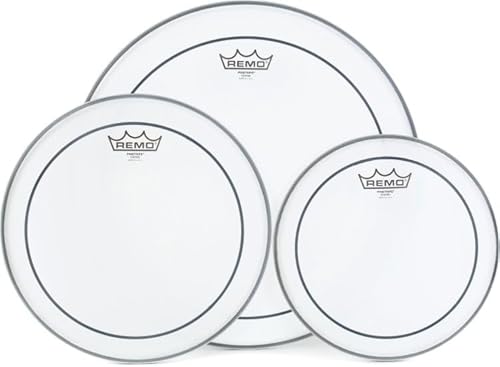 Remo Pinstripe 3-Piece Tom Pack - 10 12 16 Inches - Coated