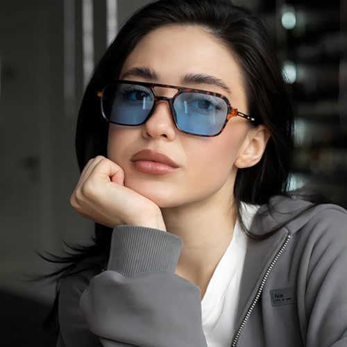 Lunettes de soleil rétro léopard en alliage classique vintage chic - 2