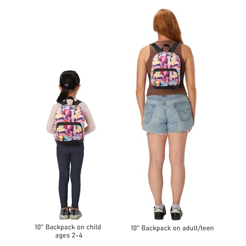 Fast Forward My Little Pony Mini Backpack - 10" Iconic Woven Small Backpack with Front Pocket and Button Bundle | Adjusts to Fit Kids, Toddlers, Teens, Women, Girls by Fast Forward - Used condition - Image 5