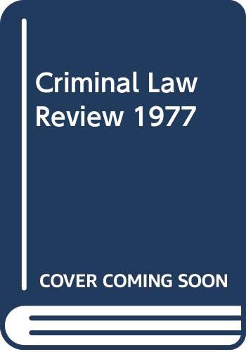 Buy Criminal Law Review Book Online at Low Prices in India | Criminal ...