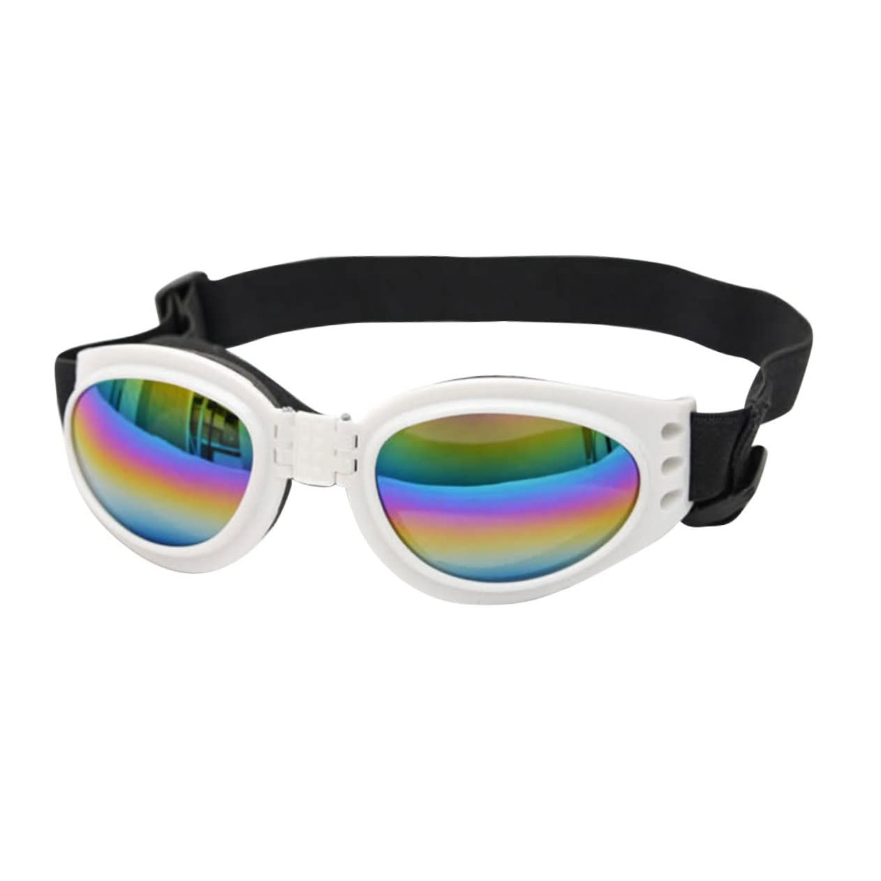 VANZACK Pet Goggles for Small Dogs Dog Sunglasses with Stretchy Strap and Eye Protection