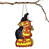 türbehang frühling ✫【Hochwertiges Holzmaterial】 Das Halloween-Willkommensschild besteht aus hochwertigem Holz, ist langlebig und glatt, verblasst nicht leicht und verleiht Ihrem Zuhause Wärme und Farbe.