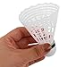 Abaodam 12Pcs Nylon Badminton Shuttlecocks Set Durable Birdies for Outdoor Indoor Training Lightweight Portable Replacement Shuttlecocks for Beginners for Backyard Park