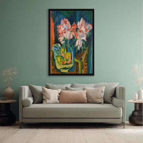 Impression sur toile Roses allemandes de Kirchner 40x61 cm