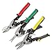 Amazon Basics 3-Piece Aviation Snip Set - Left, Right and Straight Cut