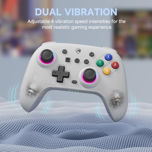 Image of ECHTPower Switch 2 Controller for Nintendo Switch /Lite /OLED - Wireless Gaming Controller with Hall Effect Joysticks, One Key Wake-up, Programmable, 6 Axis Gyro, Turbo