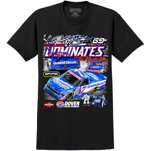 Kyle Busch #7 NASCAR 2026 Truck Series Dover 69th Win 5.15.2026 T-Shirt (US, Alpha, Large, Regular, Regular) Black