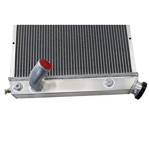 Cubauto Aluminum Radiator For 1973-76 1975 Chevy Chevrolet Corvette Base Stingray 1974 5.7L 7.4L V8 Gas,3 Row Crossflow Radiators #TOP7