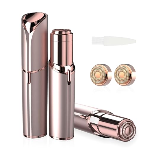 Women's Painless Hair Remover for Women, Battery Powered Facial Hair