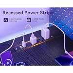 AODK L Shaped Gaming Desk with 4 Drawers, 61" Reversible Home Office Desks with Power Outlets, L Shaped Computer Desk with USB Charging Port and Host Stand, Corner Desk, Easy to Assemble, Black - Image 5