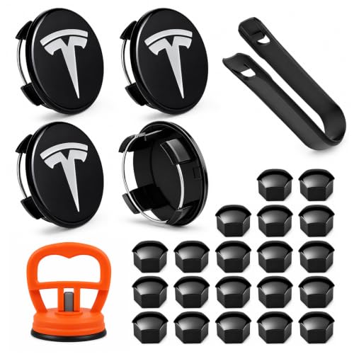 Tesla Wheel Center Cap Kit
