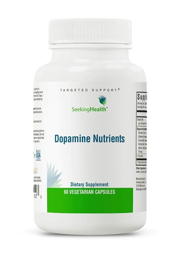 Seeking HealthDopamine Nutrients, Energy Support, Antioxidant Support, Vegetarian (60 Capsules)