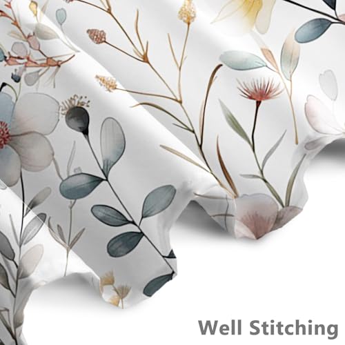 Rideau de douche en polyester de qualité supérieure à motif floral