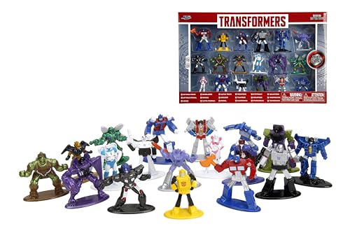 Jada Transformers 1.65" 18-Pack Wave 3 Die-Cast Figures Nano Metalfigs, Toys for Kids and Adults, Multi-color - Image 3