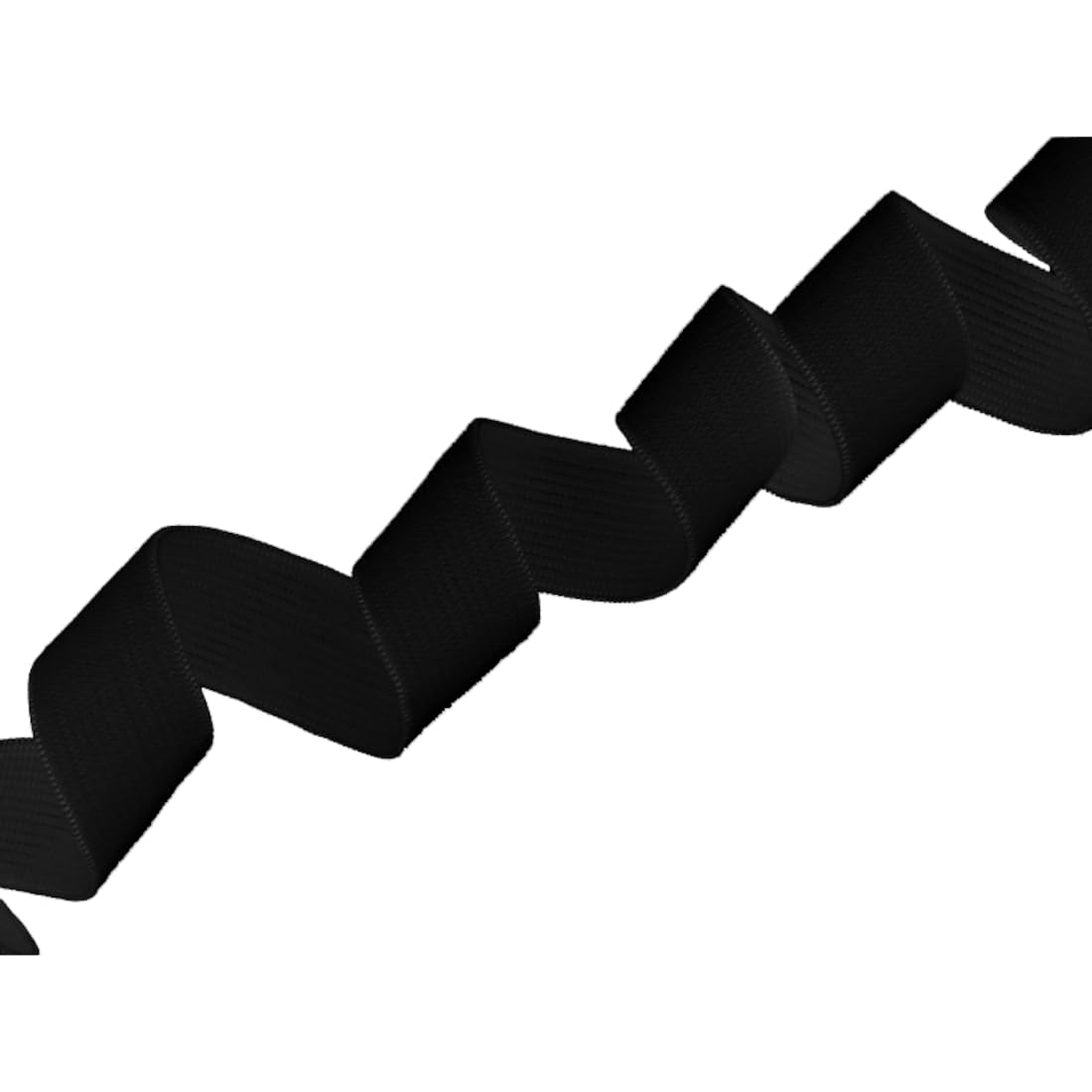Black Flat Elastic Tape - 25 Metres x 40 mm / 1.57" Wide Stretch Band for Sewing, Dressmaking, Waistbands, Underwear, Craft, DIY Clothing Projects & Tailoring Essentials