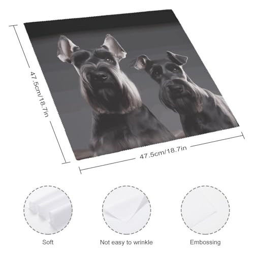 Servilletas de Tela cuadradas con diseño Floral, pack de 6 miniatura 2