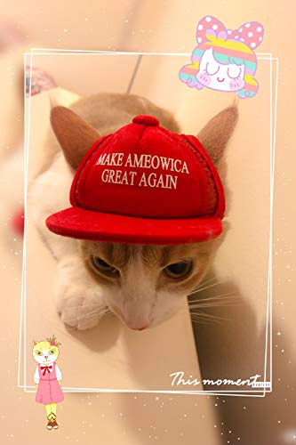 Unekorn Ultra Comfort Adjustable Make Ameowica Great Again MAGA Trump Slogan Cat Hat