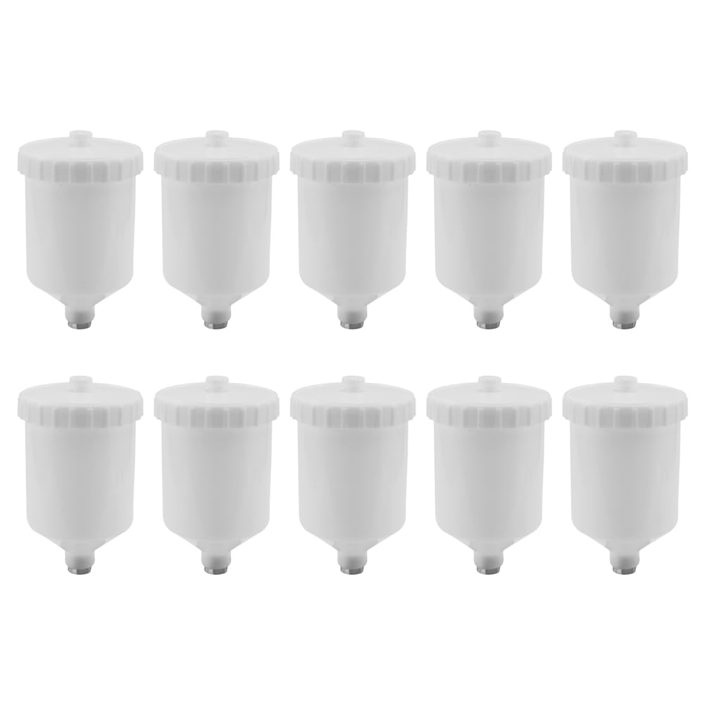 Jnchdghwa White 10X 600Ml Paint Watering Can Air Tool Plastic Pot Thread Connector Tool