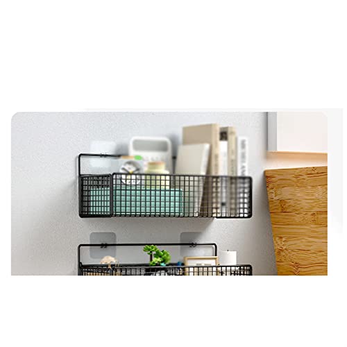 Support de douche étagère de rangement murale métal articles de toilette - 5