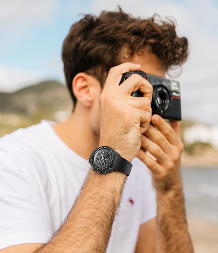 Image of Strap for Moonswatch Watch,Cut to Size No Gap Silicone Strap for Omega X Swatch Speedmaster Moonswatch Watch 20mm,Soft Curved Replacement Strap for Swatch Omega Men Women
