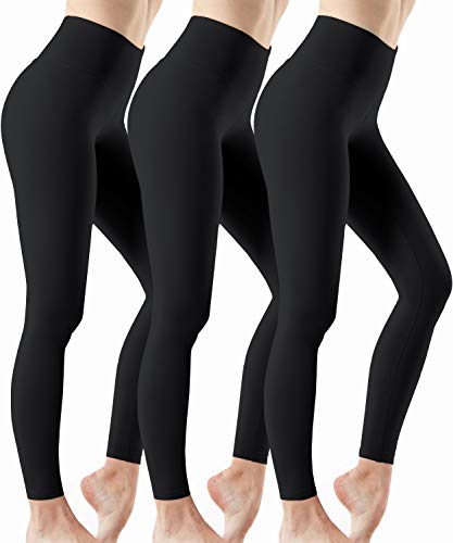 ATHLIO High Waist Yoga Pants with Pockets, Tummy Control Yoga Leggings, 4 Way