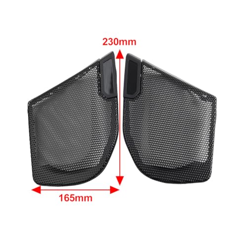 Bacar Cover rejilla de parlantes para Harley 1 par miniatura 6