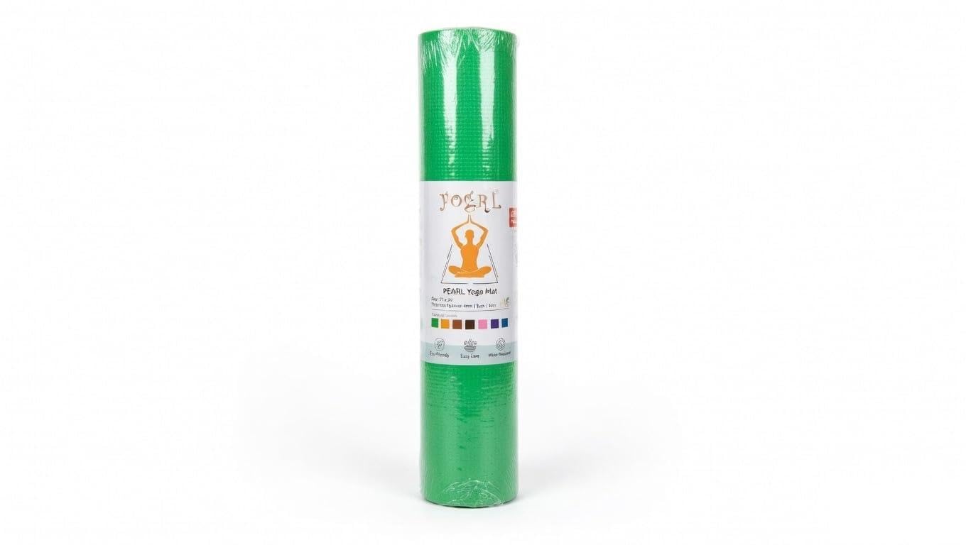 Yoga mat for Women & Men EVA Material 5 mm Anti-Slip Mat for Workout|Exercise Mat For Home Gym | Yoga Mat-For Gym-Workout and Yoga Exercise (Green)-image-37