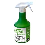 anTon Reinigung Schimmel Vernichter Aktivchlor mit Langzeitwirkung – Hocheffektives Spray zur Schimmelentfernung auf Fliesen, Fugen, Wänden, Decken 0,5 L.