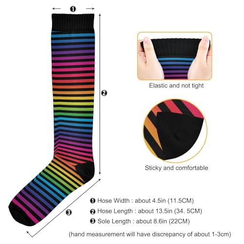 Image of Wusikd Cats Compression Socks for Women and Men Circulation Cute Long Socks for Athletic Running 1