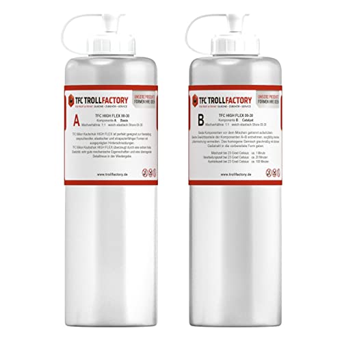 Silicona TFC High Flex 00-30 de mezcla fácil 1:1 para desmoldados limpios
