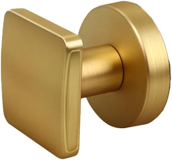 Invisible Door Lock for Wooden, Aluminum, and Narrow Doors – Single-Side Secret Room Lock with Miniature Keyhole, Zinc Alloy Construction, Discreet Design(Gold)