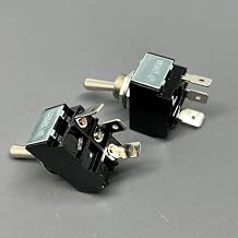 2PCS SCI R13-28C ON/ON Heavy Duty Rocker Toggle Switch 15A 250VAC, 3-Pin 2-Position Wear-Resistant Handle Rocker Switch